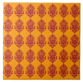 Boho India Block Print Tegeltje (Voorkant)