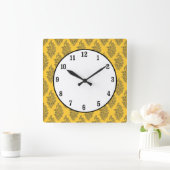 Boho India Block Print Vierkante Klok (Huis)