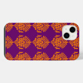 Boho India Blokafdruk iPhone Hoesje (Achterkant horizontaal)
