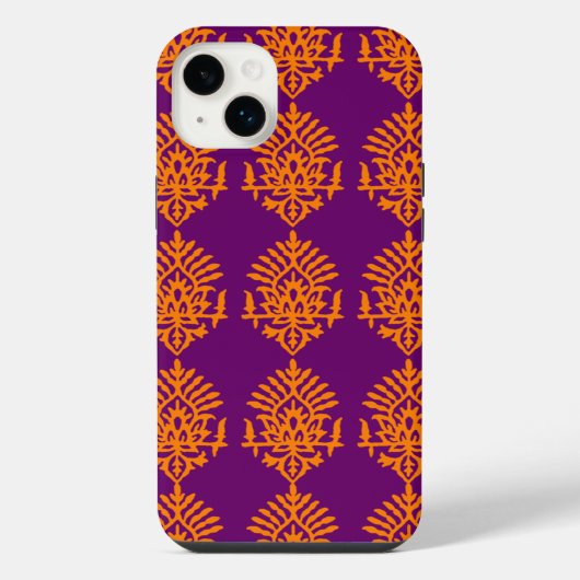 Boho India Blokafdruk iPhone Hoesje (Achterkant)