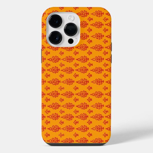 Boho India Blokafdruk iPhone Hoesje (Achterkant)