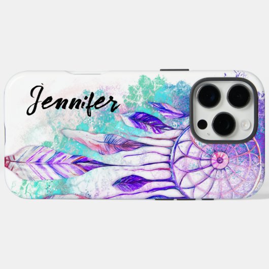 Boho Indian Dreamcatcher Case-Mate iPhone Case (Achterkant (horizontaal))