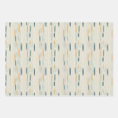 Boho inheemse etnische marine roestige terracotta  inpakpapier vel (Voorkant 2)