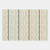 Boho inheemse etnische marine roestige terracotta  inpakpapier vel (Voorkant 2)