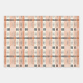 Boho inheemse etnische marine roestige terracotta  inpakpapier vel (Voorkant)