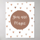 Boho Inspirerend Je bent Magic Nursery Art Print (Voorkant)