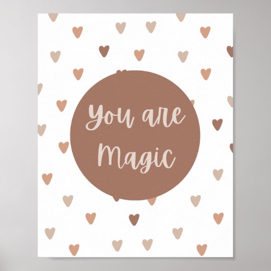 Boho Inspirerend Je bent Magic Nursery Art Print (Voorkant)