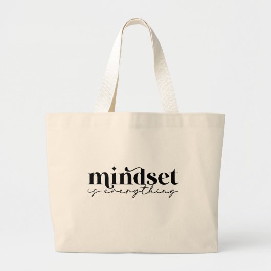 Boho Inspirerend quotes Grote Tote Bag (Voorkant)