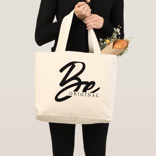 Boho Inspirerend quotes Grote Tote Bag (Voorkant (product))