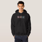 Boho Intensive Care Unit Nurse ICU Nursing ICU Nur Hoodie (Voorkant volledig)