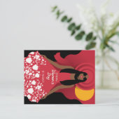 boho internationale vrouwendag briefkaart (Staand voorkant)