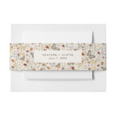 Boho Invitation Belly Band Uitnodigingen Wikkel (Voorkant Voorbeeld)