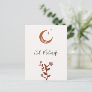  Boho Islamitisch Eid Mubarak Feestdagenkaart