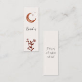  Boho Islamitisch Ramadan Mini Bladwijzer Contactkaartje (Voorkant / Achterkant)