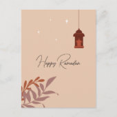  Boho Islamitische Gelukkige Ramadan Feestdagenkaart (Voorkant)