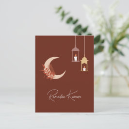 Boho Islamitische Ramadan Kareem Feestdagenkaart