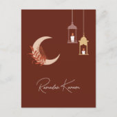 Boho Islamitische Ramadan Kareem Feestdagenkaart (Voorkant)