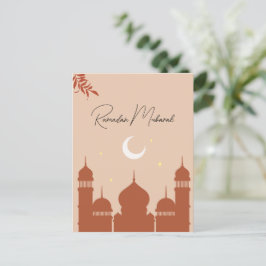  Boho Islamitische Ramadan Mubarak Feestdagenkaart
