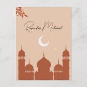  Boho Islamitische Ramadan Mubarak Feestdagenkaart (Voorkant)