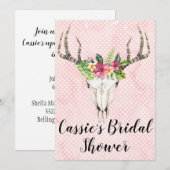 Boho Island Skull Vrijgezellenfeest Kaart (Voorkant / Achterkant)