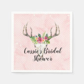 Boho Island Skull Vrijgezellenfeest Servet (Voorkant)