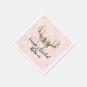 Boho Island Skull Vrijgezellenfeest Servet (Hoek)