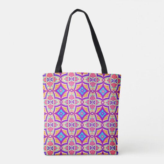 Boho Island Tribal Summer Tote Bag (Achterkant)
