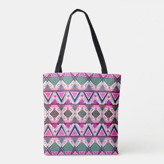 Boho Island Tribal Tote Bag (Achterkant)