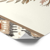 Boho Ivoor Anand Karaj Sikh bruiloft welkom teken Poster (Hoek)