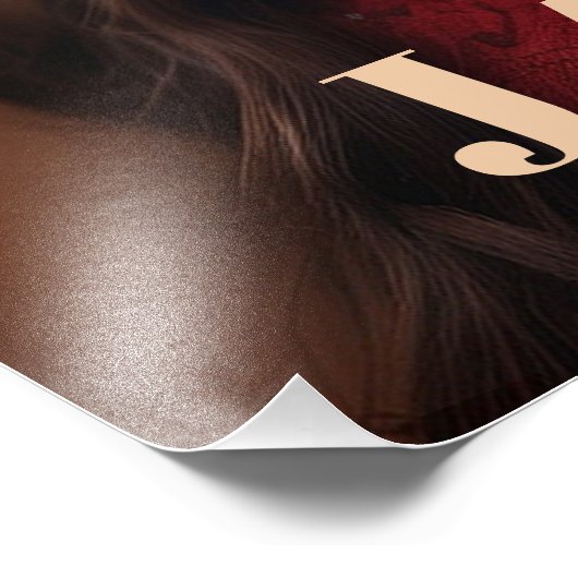 *~* Boho JANUARI Hoofdadres GARNET AP53 Fotoprint Foto Afdruk (Hoek)