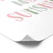 Boho je bent mijn zonneschijn Kinder decor Poster (Hoek)