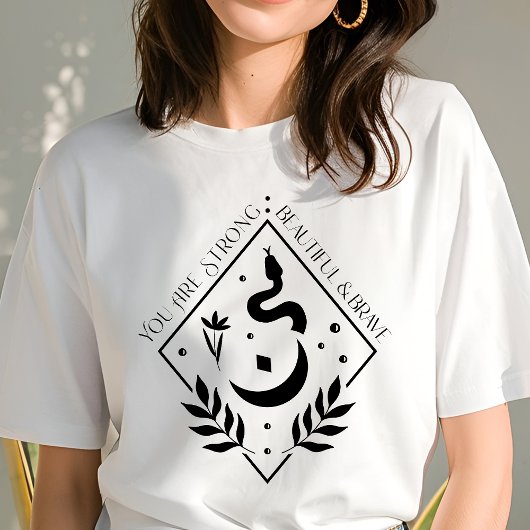 Boho, je bent sterker dan je denkt slang Tri-Blend shirt