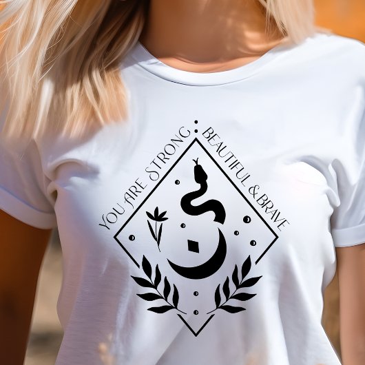 Boho, je bent sterker dan je denkt slang Tri-Blend shirt