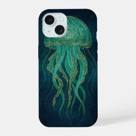 Boho Jellyfish iPhone 15 Case