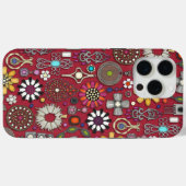 Boho Jewel Schatten Rood Case-Mate iPhone Case (Achterkant (horizontaal))
