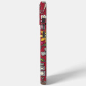 Boho Jewel Schatten Rood Case-Mate iPhone Case (Achterkant / Links)