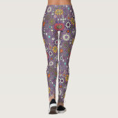 Boho Jewel Treasures lila Leggings (Achterkant)