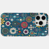 Boho Jewel Treasures Pauw blauw Case-Mate iPhone Case (Achterkant (horizontaal))