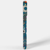 Boho Jewel Treasures Pauw blauw Case-Mate iPhone Case (Achterkant / Rechts)