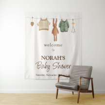 Boho Jongensbabykleertjes Baby Shower Welkomstbord