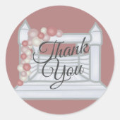 Boho Jump Trampoline Ronde Sticker (Voorkant)