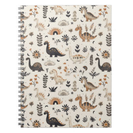 Boho Jungle Dinosaurus Patroon Notitieboek
