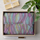 Boho Juwelenkleur Abstract Golfpatroon Tissuepapier (Geschenk)