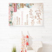 Boho kaart Reizen Miss Mrs Vrijgezellenfeest Banne Spandoek (Insitu)