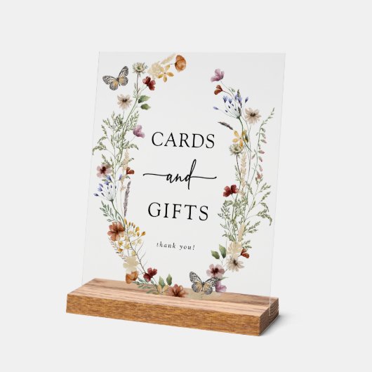 Boho Kaarten Cadeaus Acryl teken Bord (Hoek)