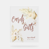 Boho Kaarten, Cadeaus en Boeketten Acryl Bord (Voorkant)