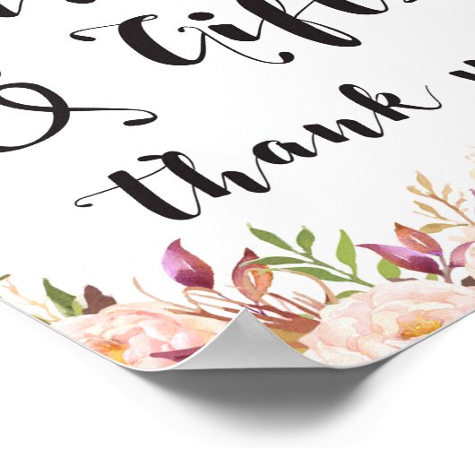 Boho-Kaarten en -cadeautjes Poster (Hoek)