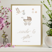 Boho Kaarten geeft geslachtsneutraal Baby shower t
