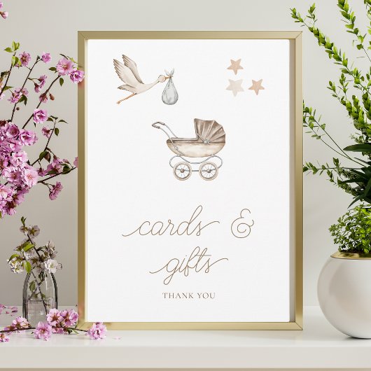 Boho Kaarten geeft geslachtsneutraal Baby shower t