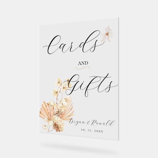 Boho Kaarten, geschenken en boeketten Acryl Bord (Hoek)